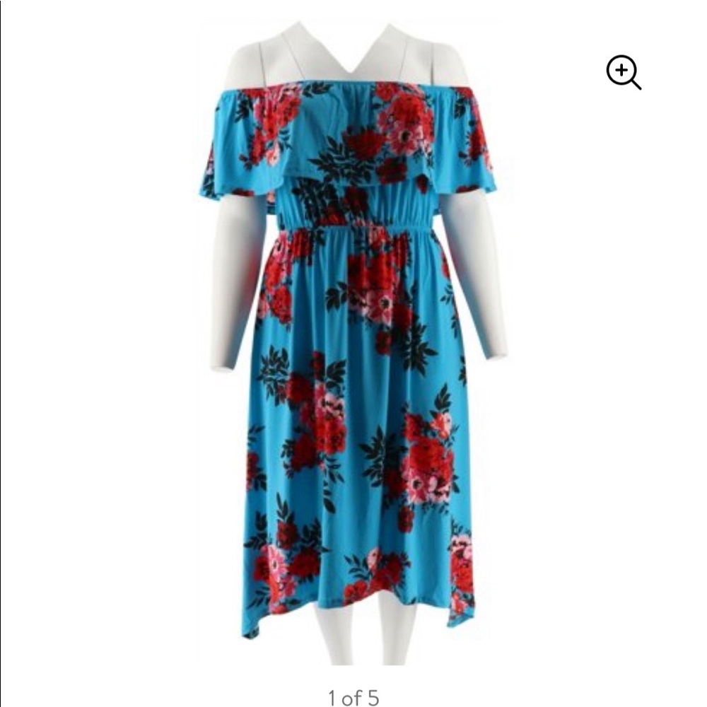 NWOT sideways H/L dress